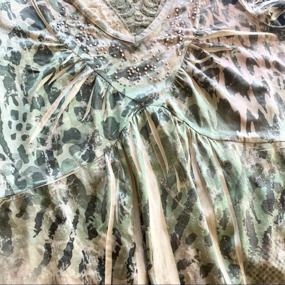 Unity Short Sleeve Blouse Top Size Small Petite S… - image 6